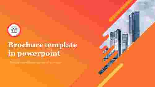 Brochure template in powerpoint
